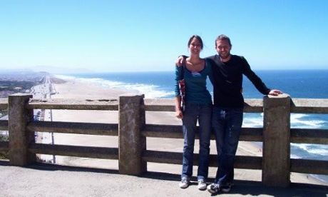 Ariane Janssen with her brother