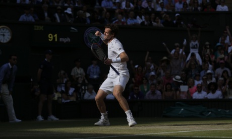 Andy Murray wins in four sets to reach his eighth successive quarter-final.