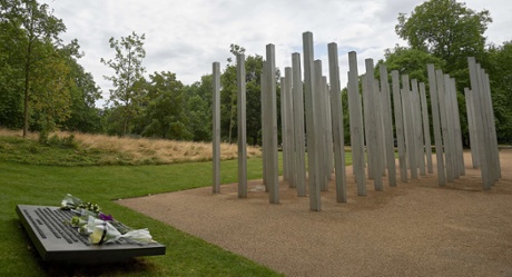 The 7/7 memorial in Hyde Park.