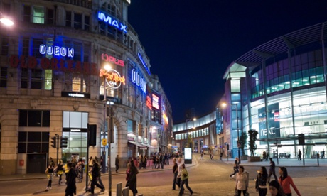 The Printworks entertainment complex near Exchange Square in Manchester.