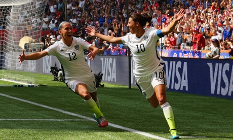 Carli Lloyd and Lauren Holiday