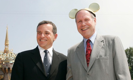 Michael Eisner and Robert Iger
