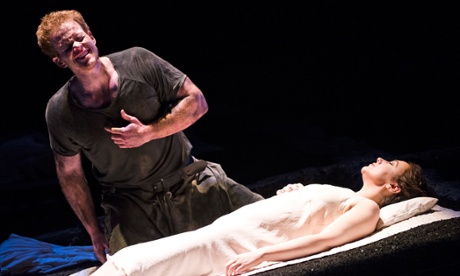 Duncan Rock (Tarquinius) and Christine Rice (Lucretia)  in The Rape Of Lucretia by Benjamin Britten @ Glyndebourne.