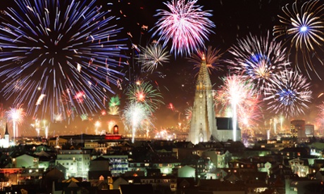 Fireworks over London