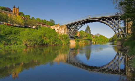 The world's first Ironbridge built by Abraham Darby 