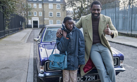 Cheeky charm … Omar Agyei as Akuna, Idris Elba as his dad in Playhouse Presents: King For A Term. Ph