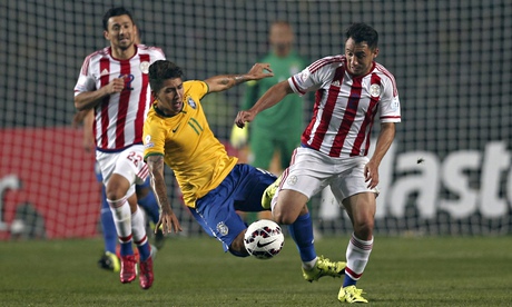 Brazil v Paraguay, Copa América quarter final