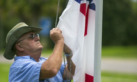 marion county Confederate flag McPherson Governmental Complex Ocala, Florida