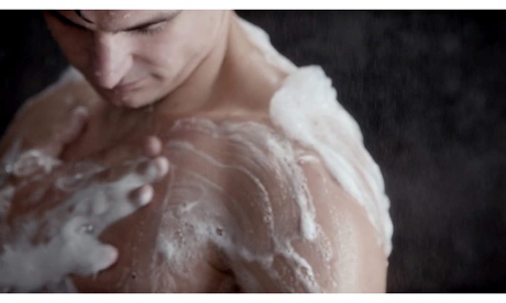 The advert for Dove soap which features Plymouth MP Johnny Mercer.