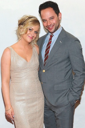 With boyfriend and fellow comedian Nick Kroll.