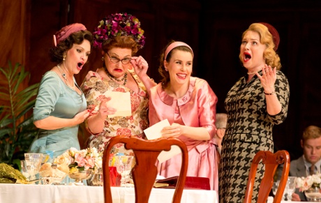 Falstaff (from left) Ainhoa Arteta, Agnes Zwierko, Anna Devin and Kai Ruutel.