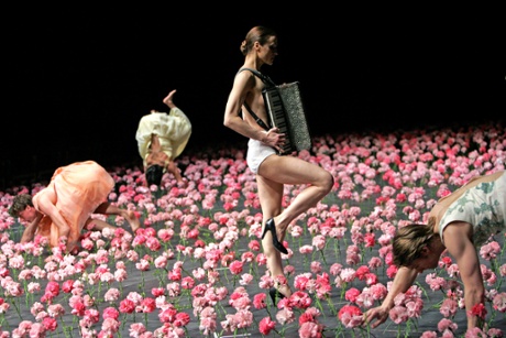 A scene from Nelken by Tanztheater Wuppertal at Sadler's Wells, London, in 2005.