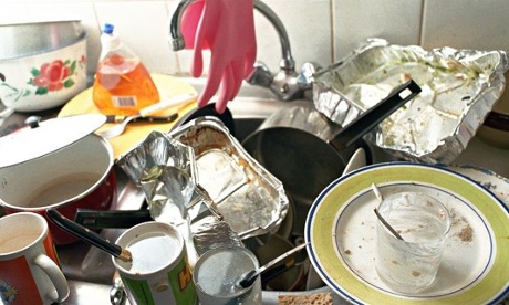 Sink and dirty dishes