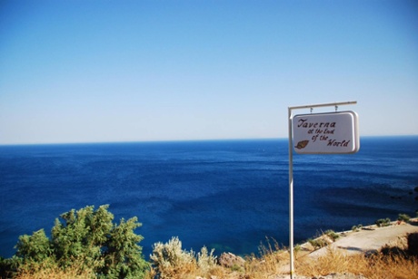 tavern at the end of the world sign