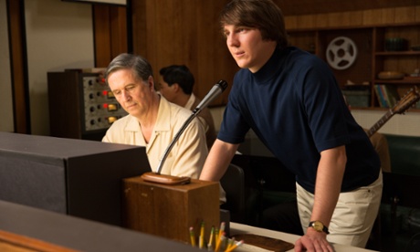 Paul Dano as the young Brian Wilson in the recording studio.