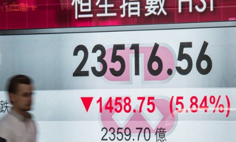 Hong Kong stocks have not been spared the losses and panic selling seen in mainland markets.