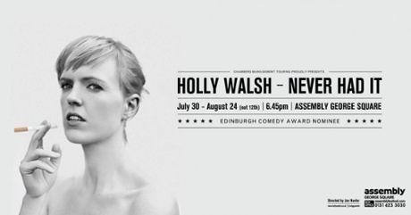 Holly Walsh's 2014 Edinburgh festival poster.