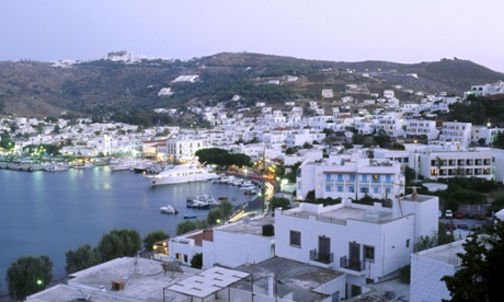 The harbour at Skala, Patmos. Dodecanese.