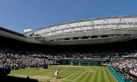 A lovely day for a spot of tennis.