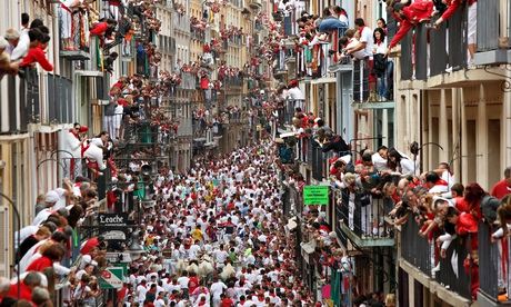 Pamplona Running Of The Bulls