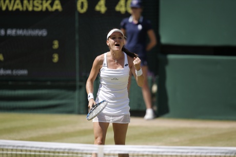 Radwanska is happier with the way things are going.