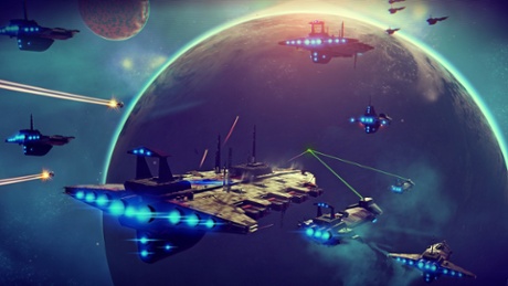 A new still from No Man’s Sky released at E3 in Los Angeles.