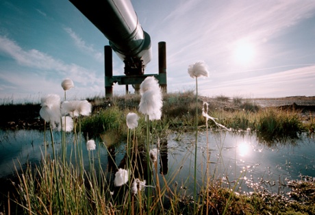 Liquid money … the Trans-Alaska pipeline.