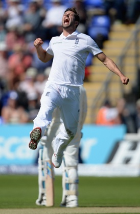 Mark Wood is well chuffed.