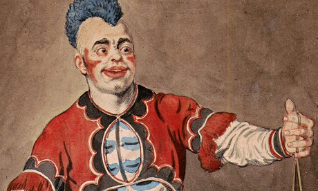 Joseph Grimaldi as a clown