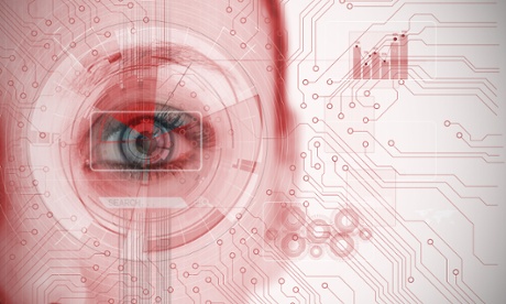 Women with data in background