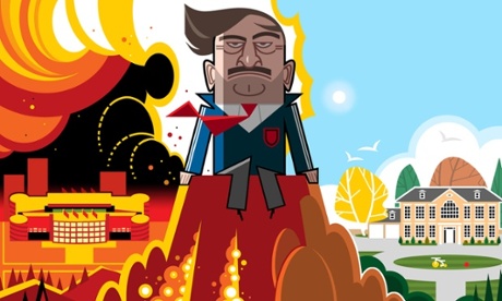 Who'd build a ground by a volcan … oh.