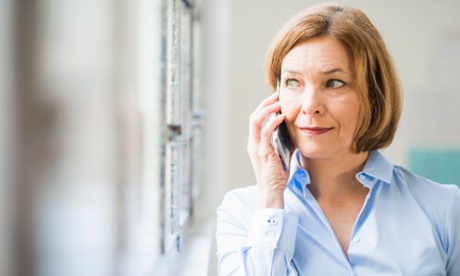 'I demanded that Martin call me.' (Posed by model)