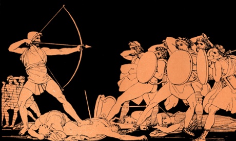 ‘Homer wrote the Iliad and latterly the Odyssey’ ... Ulysses (Odysseus) fights back