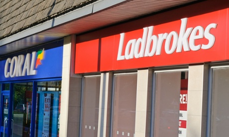 Ladbrokes profits fall ahead of proposed Coral merger.