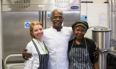 Nicole Pisani with her colleagues at school.