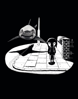 Wyld becomes stalked by sharks night and day.