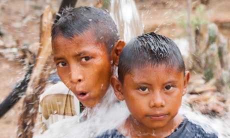 Children from the Wayúu community in Colombia.