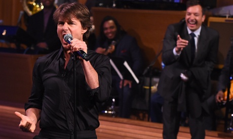 Tom Cruise on The Tonight Show Starring Jimmy Fallon.