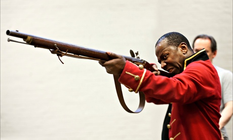 Cyril Nri in rehearsal for Our Country's Good