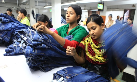 Under 18 workers in a factory in Dhaka, Bangladesh. Advocacy by business can contribute to dealing with issues such as child rights and labour.