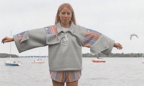Fleece poncho: AW15 by Josh Reim.