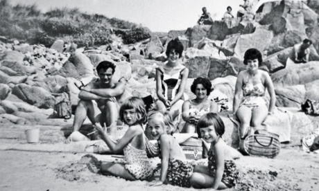 Snapshot ... Vanessa Cranmer, front left, with her sisters, parents and aunts in Guernsey in 1964.