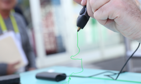 Handheld 3D printer pens allow solid structures to be made from drawing in the air.