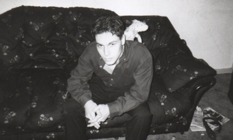 Secret life: Duane Jackson, with pet, around the time he was running drugs.