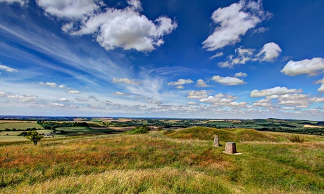 Landscape view from Old Winchester Hill