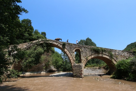 An ancient bridge on the even more ancient Via Egnatia.