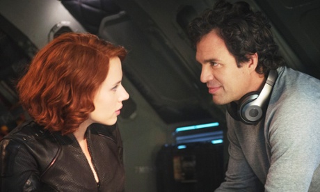 No Hulk smash ... Johansson and Ruffalo kept things PG in Avengers: Age of Ultron,