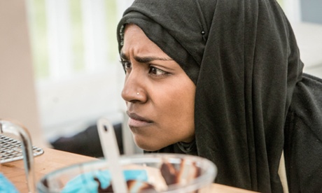 Nadiya in the Great British Bake Off