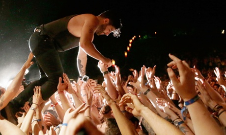 Surfin' NSW: Foals perform at Splendour In the Grass 2014.