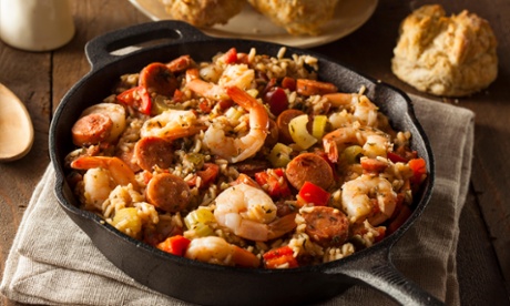 Spicy Homemade Cajun Jambalaya with Sausage and Shrimp